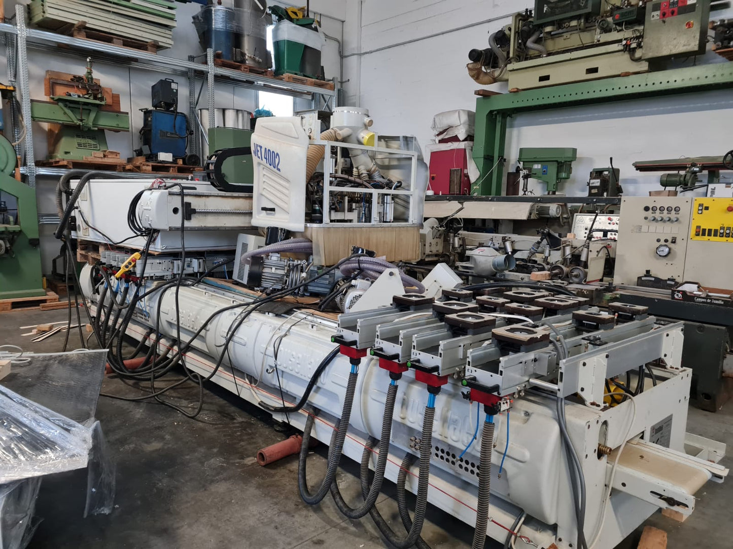 Centro di lavoro usato per legno Busellato Jet 4002 Xl Ce