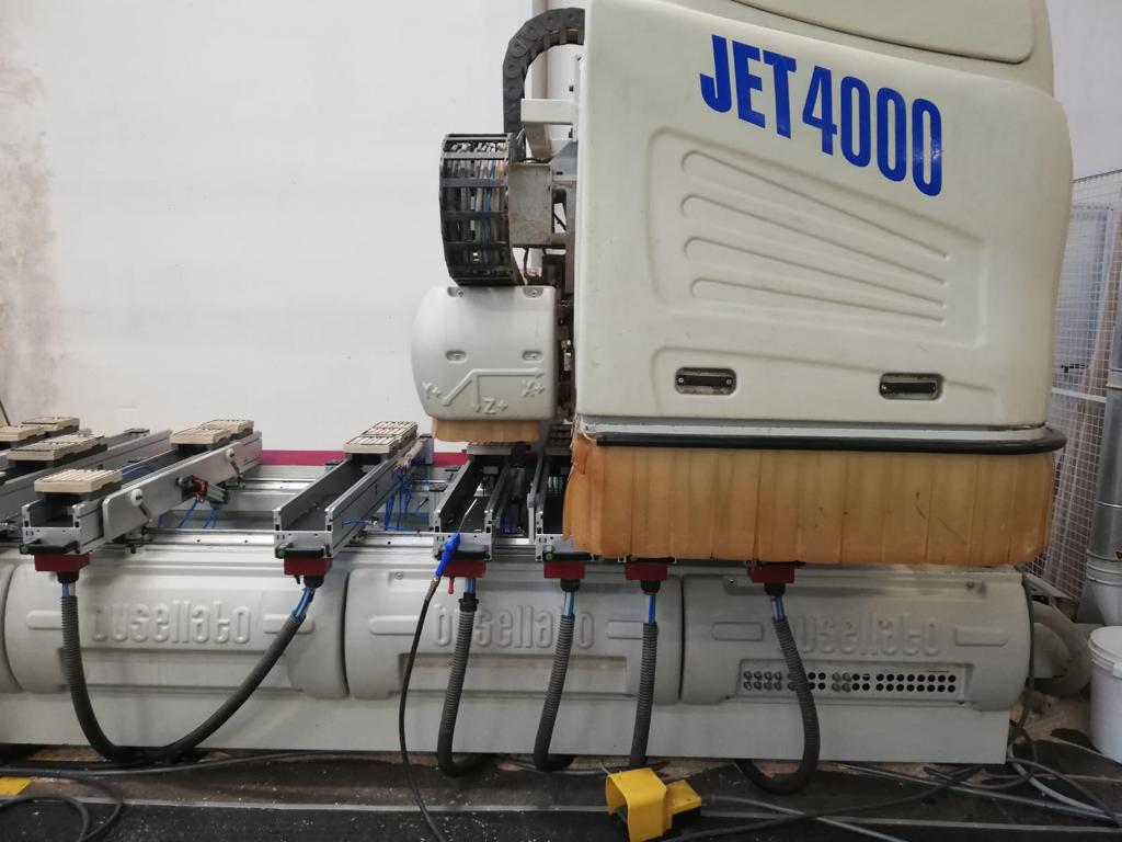 Centro di lavoro usato per legno Busellato Jet 4000 Ce