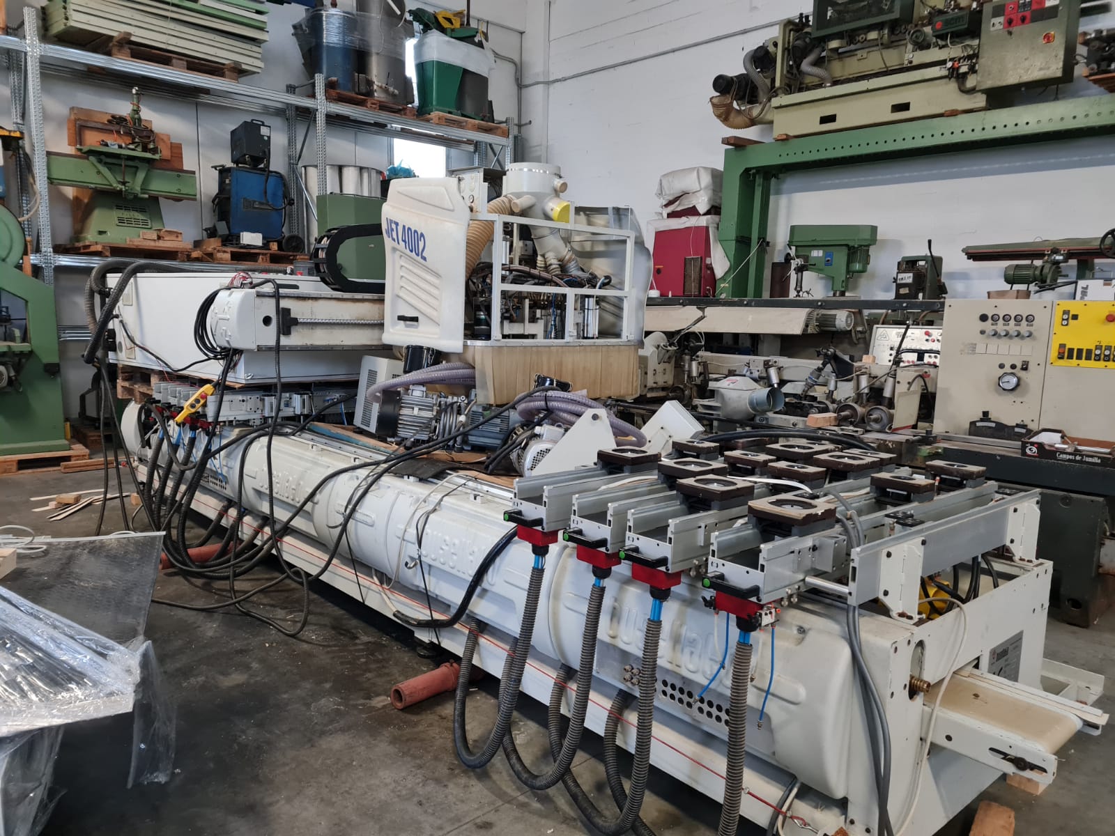 Centro di lavoro usato per legno Busellato Jet 4002 Xl Ce