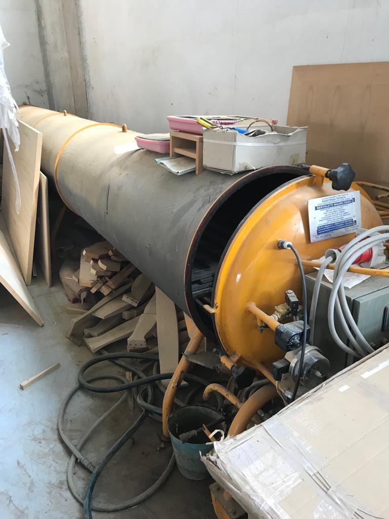 Forno usato per legno sottovuoto Isve mc 7 piastre