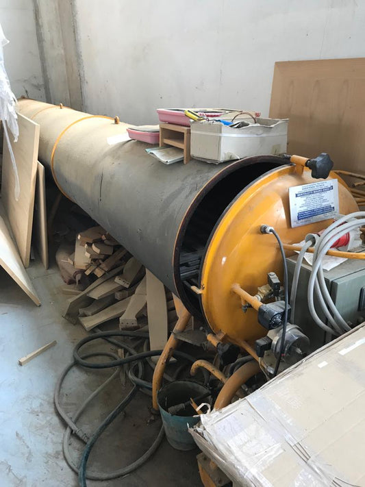 Forno usato per legno sottovuoto Isve mc 7 piastre