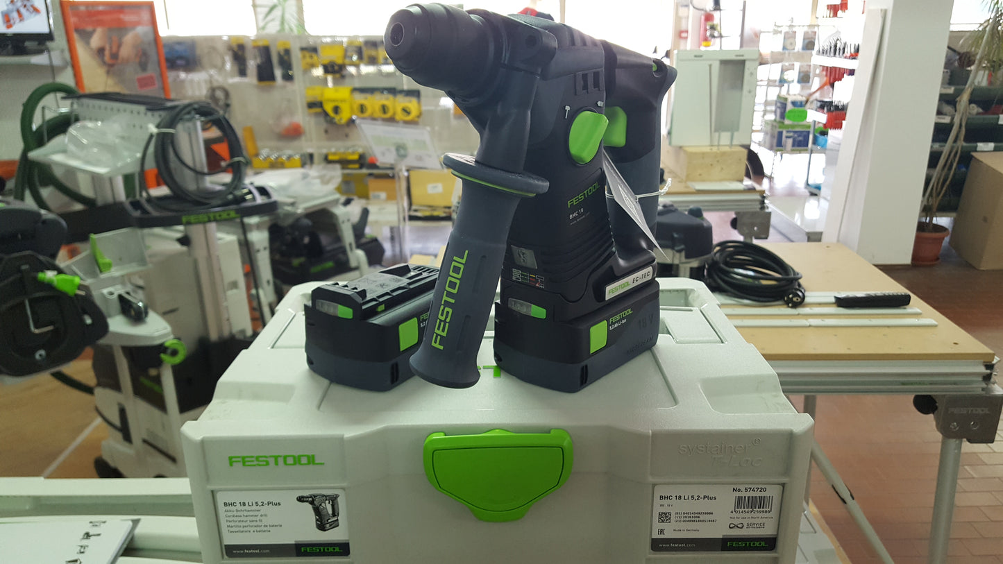 Tassellatore a batteria Festool BHC 18 Li 5.2 Plus