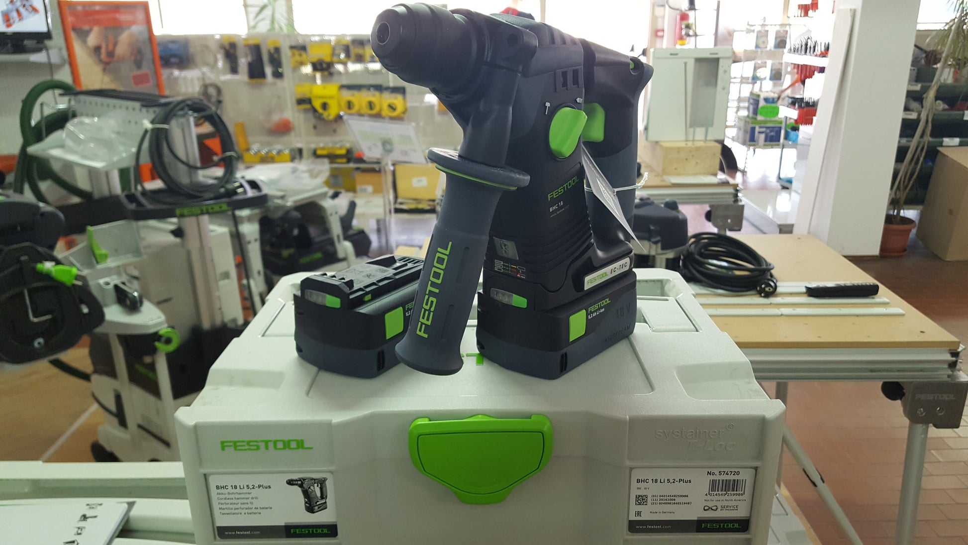 Tassellatore a batteria Festool BHC 18 Li 5.2 Plus